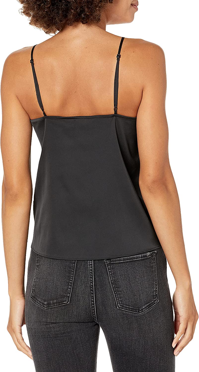 The Drop Women's Standard Natalie V-Neck Lace-Trimmed Camisole Tank Top - Image 2